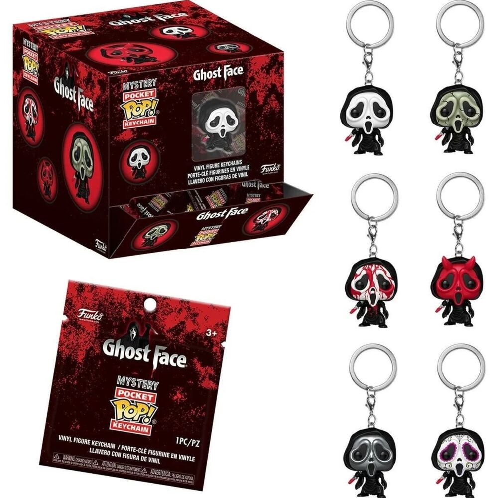 Llavero Pocket POP Mystery Ghost Face surtido