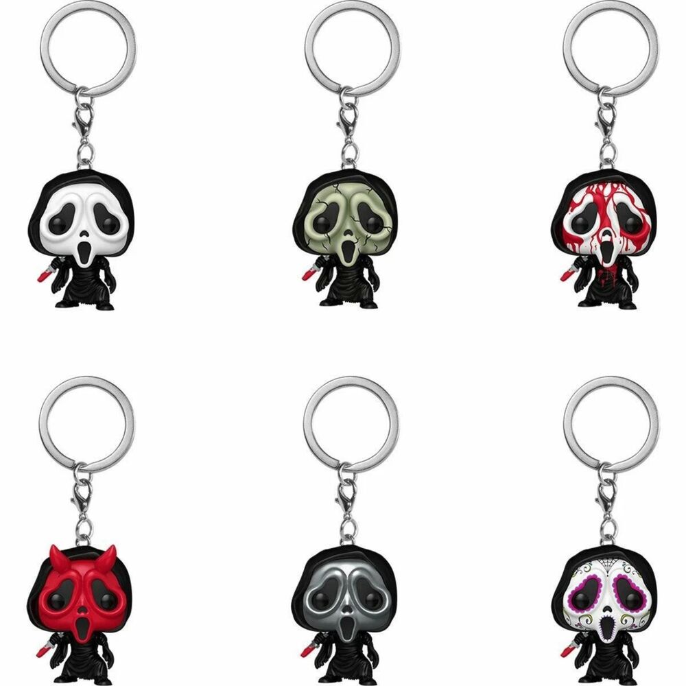 Llavero Pocket POP Mystery Ghost Face surtido