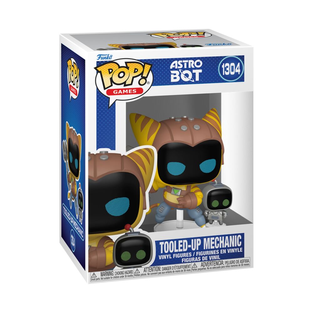 Astro Bot Figura POP! Vinyl TU Mechanic 9 cm
