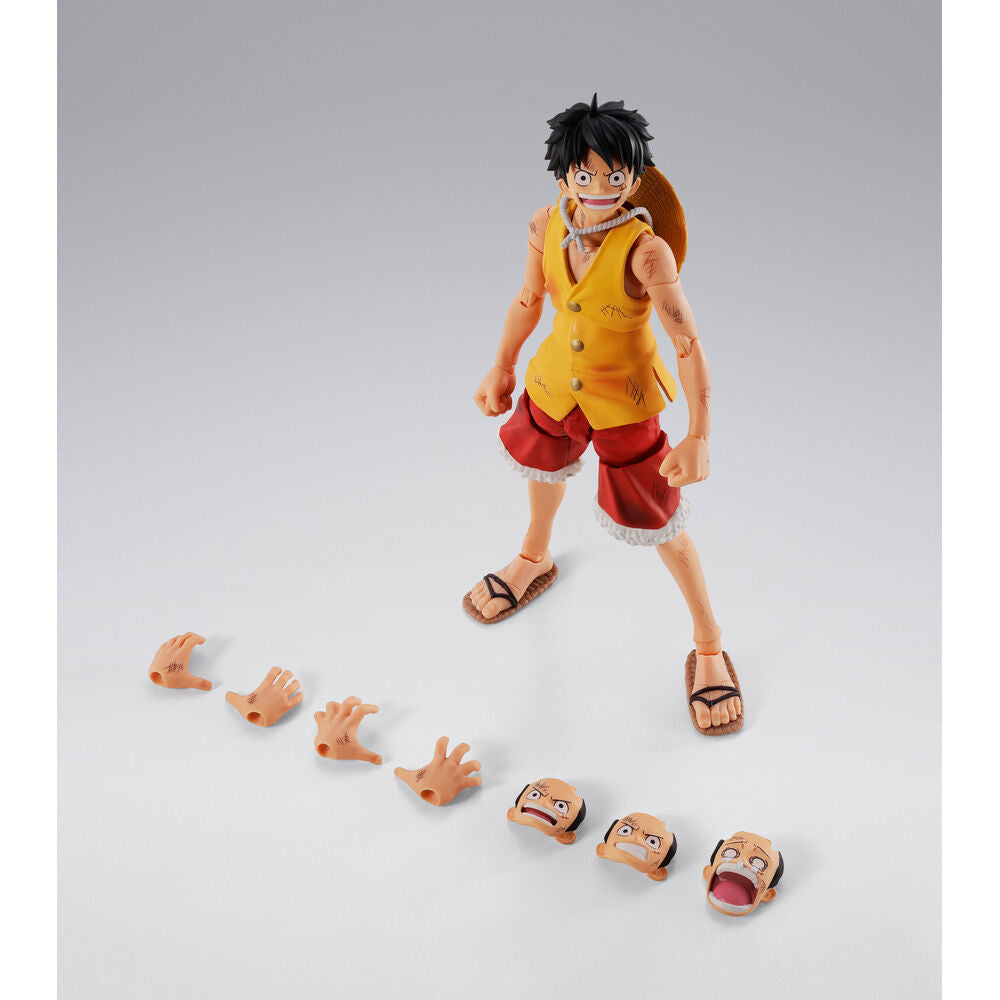 ONE PIECE MONKEY D.LUFFY MARINEFORD SHF