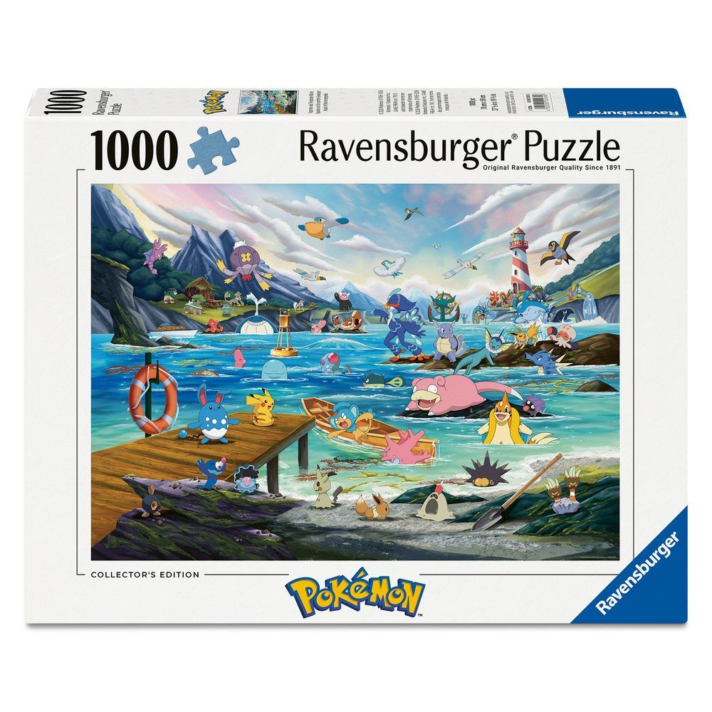 Puzzle Vaporeon y el Mar Templado Pokemon Breakout 3 1000pzs Frikytopia