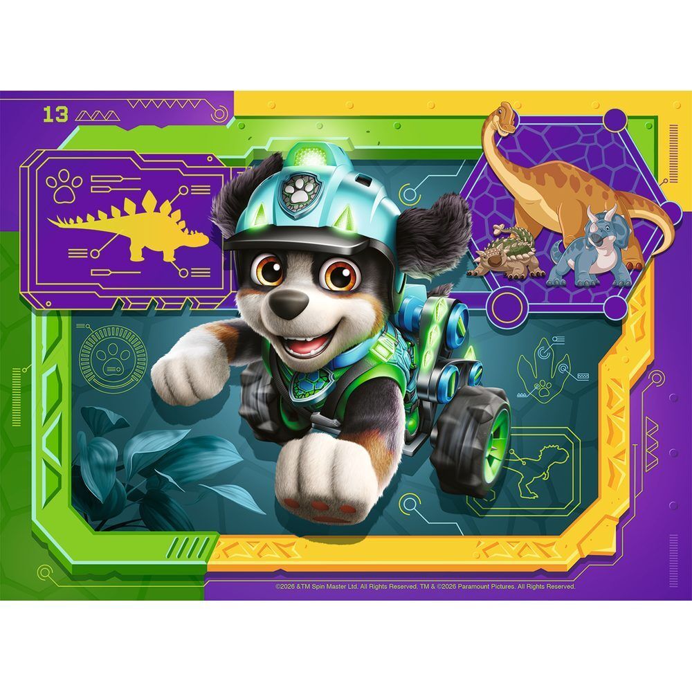 Puzzle Dino Movie Patrulla Canina Paw Patrol 12-16-20-24pzs