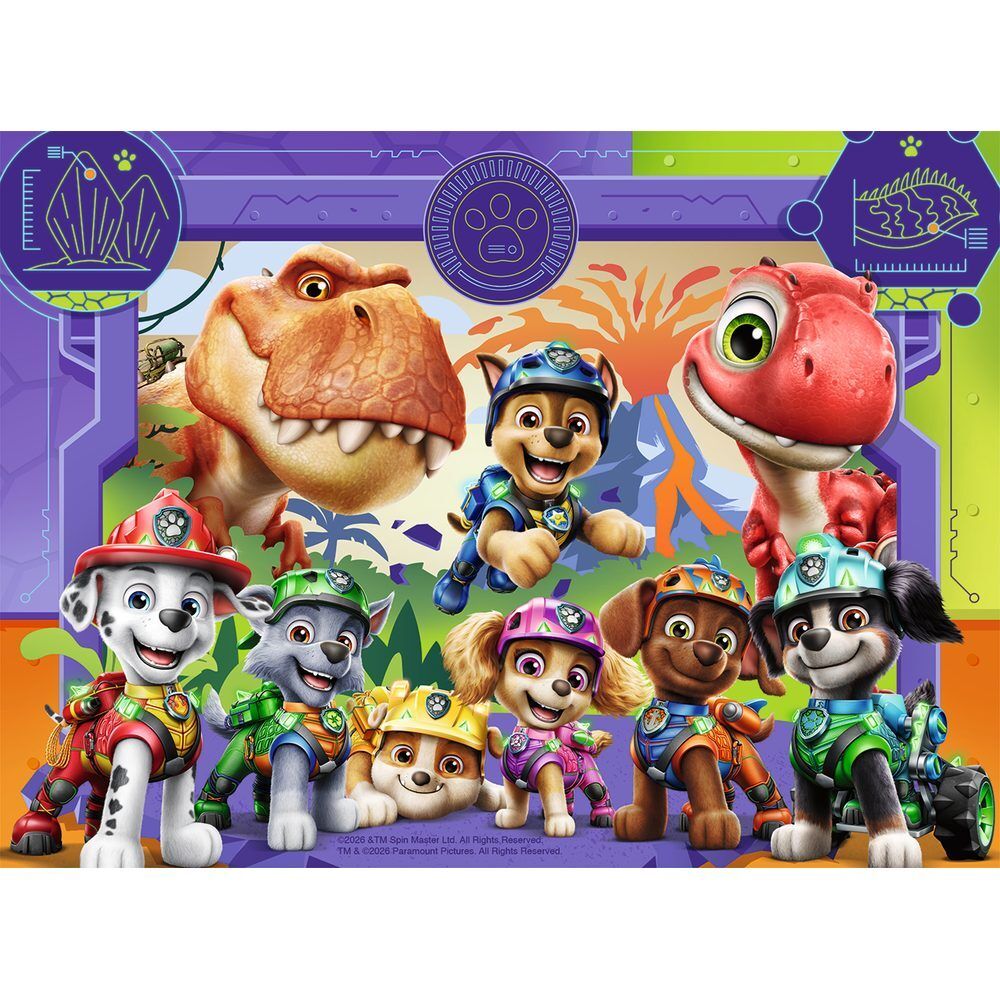 Puzzle Dino Movie Patrulla Canina Paw Patrol 12-16-20-24pzs