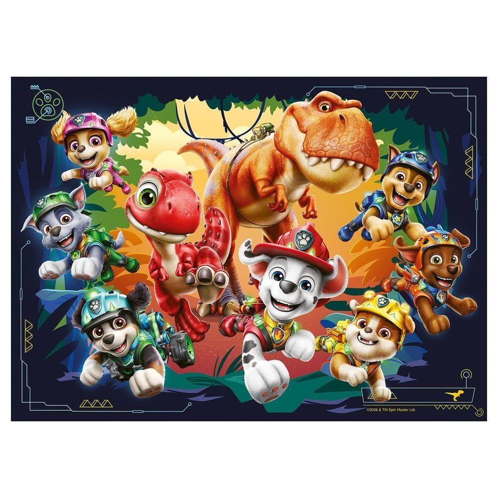 Puzzle Dino Movie Patrulla Canina Paw Patrol 4x42pzs