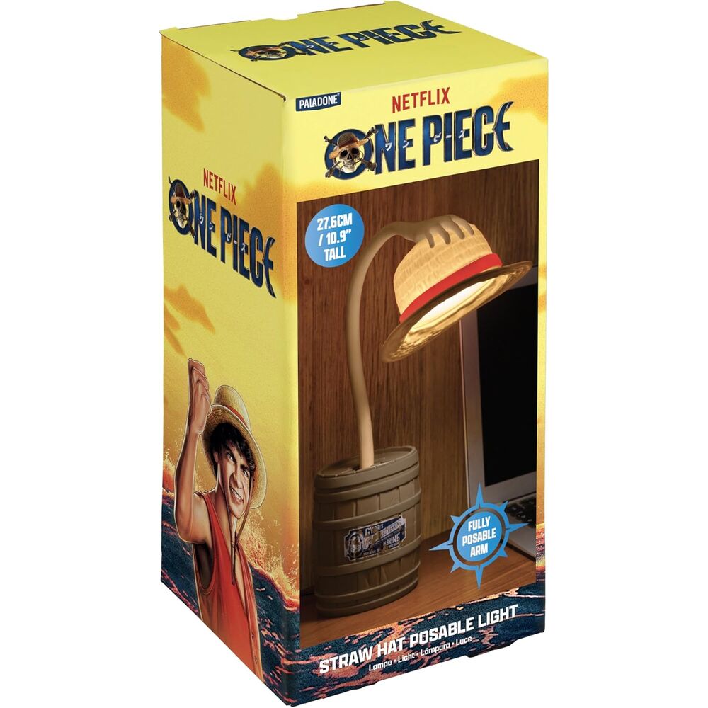 One Piece Lámpara USB Straw Hat 28 cm
