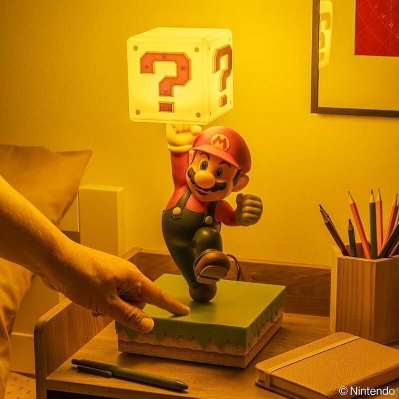 Super Mario Lámpara Diorama Mario