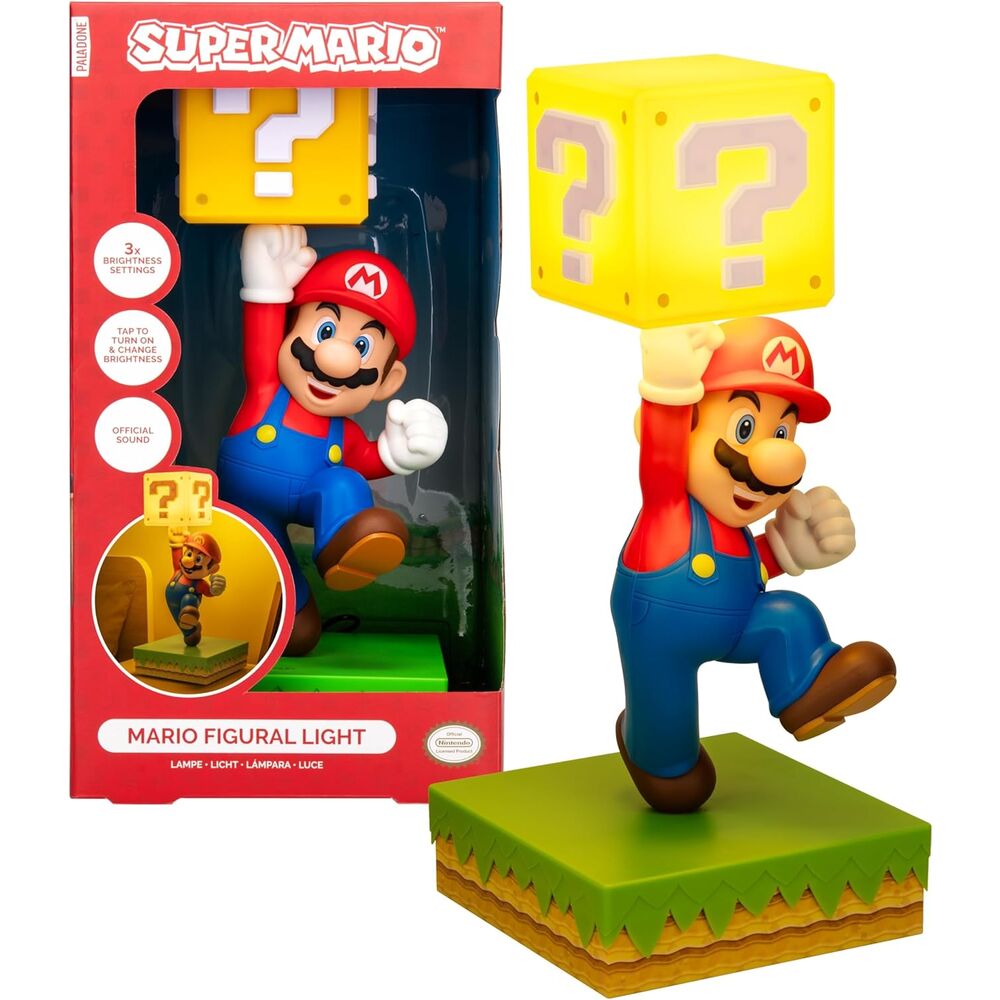 Super Mario Lámpara Diorama Mario