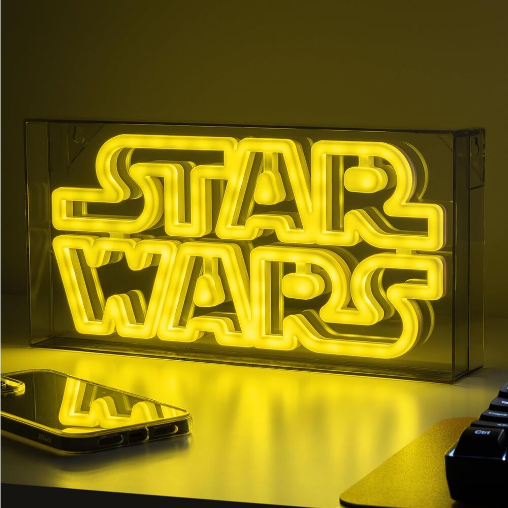 Lámpara paladone star wars logo led neon light