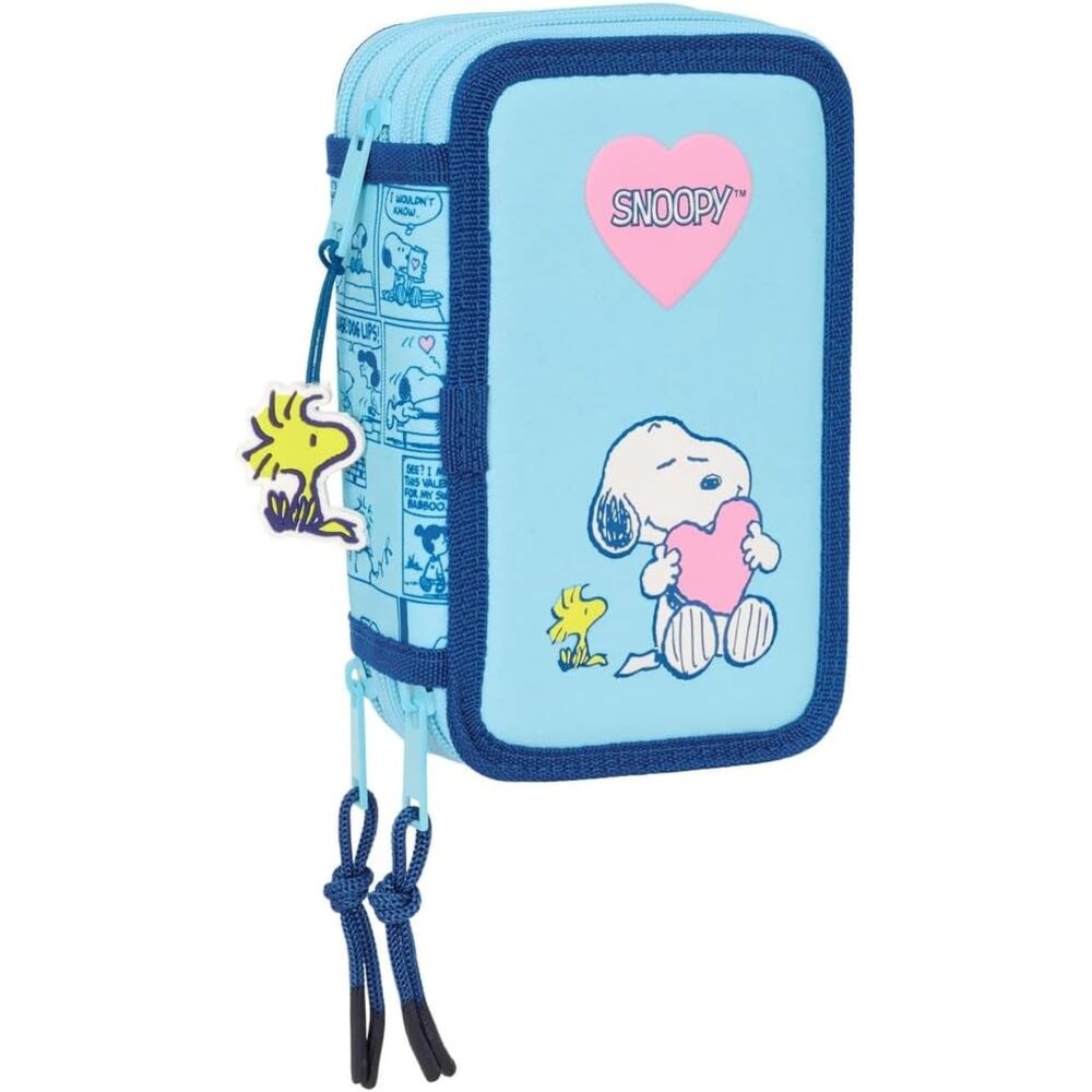 Plumier Snoopy Peanuts 37pzs triple Frikytopia