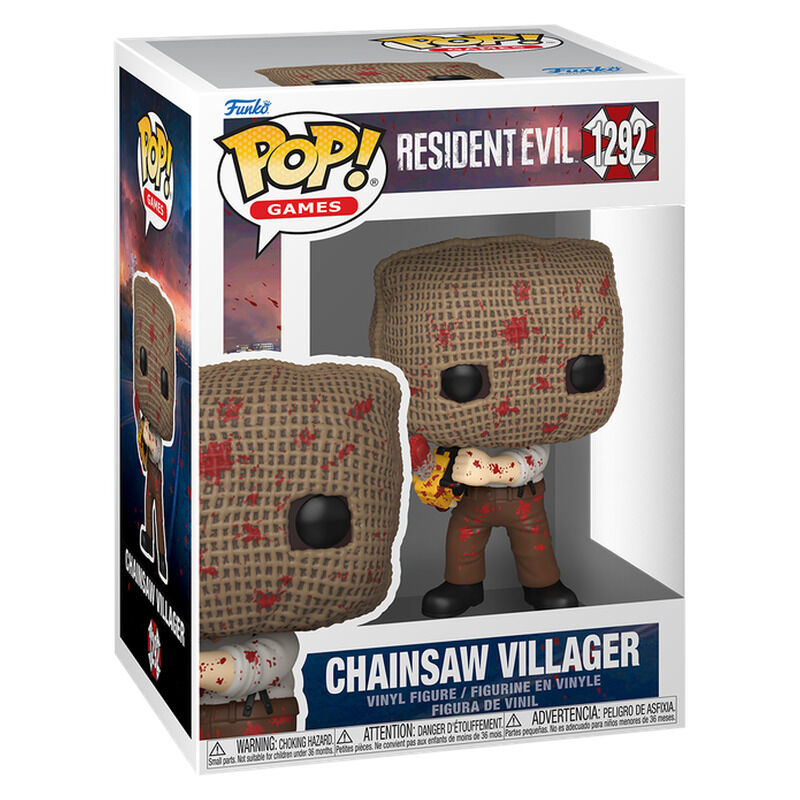 Resident Evil Figura POP! Games Vinyl Chainsaw Villager 9 cm