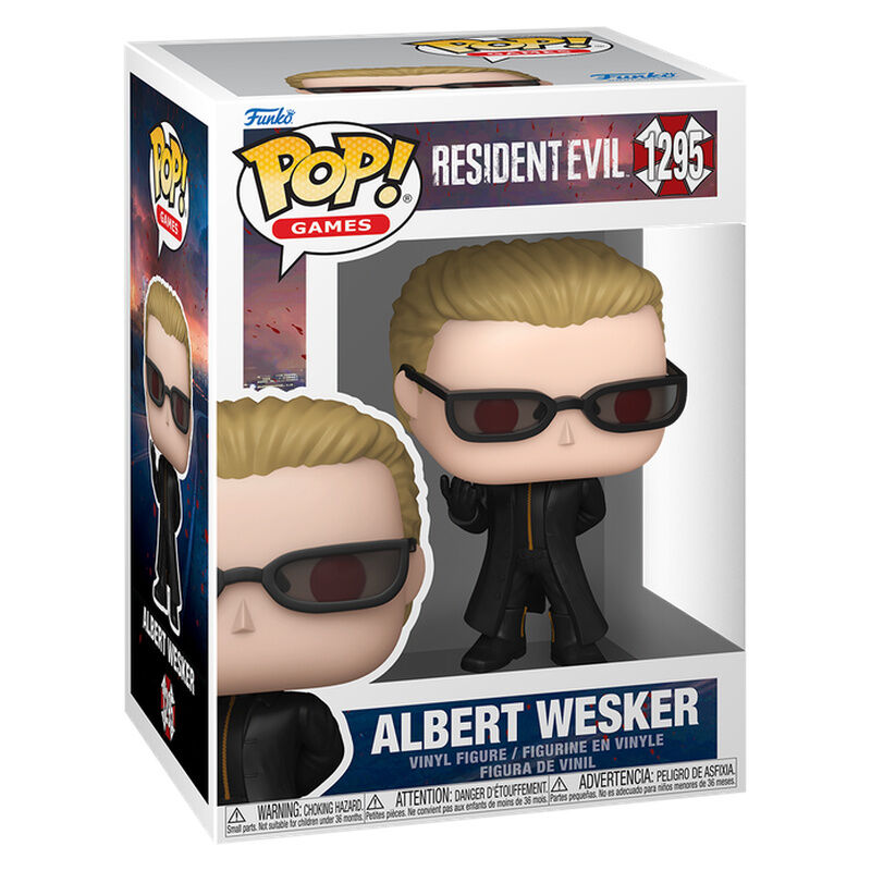 Resident Evil Figura POP! Games Vinyl Albert Wesker 9 cm