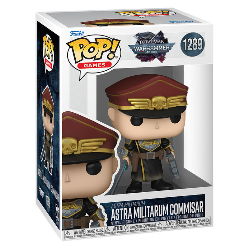Warhammer 40,000 Figura POP! Games Vinyl Astra Militarum Commisar 9 cm