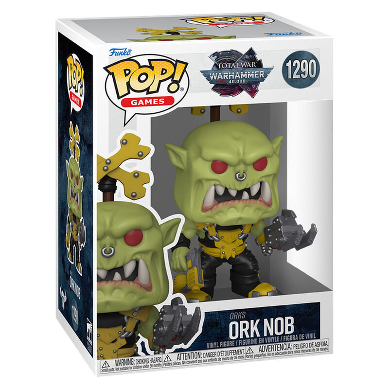 Warhammer 40,000 Figura POP! Games Vinyl Ork Nob 9 cm