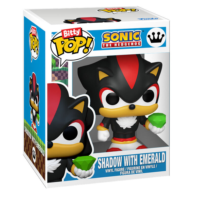 Sonic the Hedgehog Pack de 2 Figuras Bitty POP! Vinyl Knuckles & Shadow 2 cm