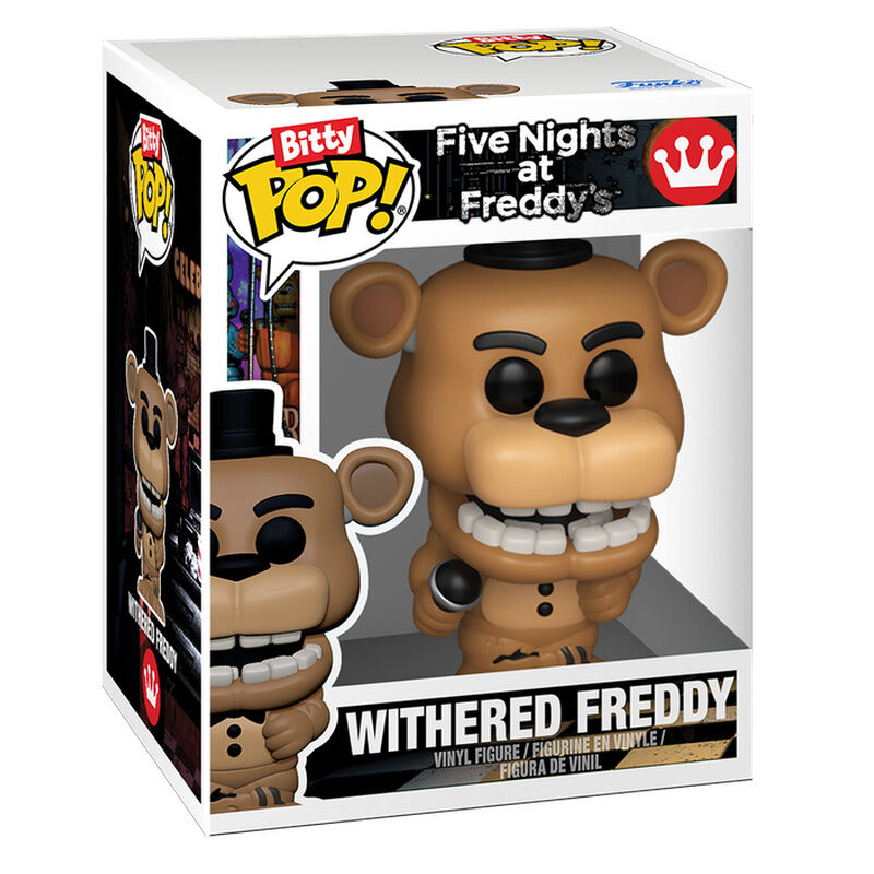 Five Nights at Freddy's Pack de 2 Figuras Bitty POP! Vinyl Withered Freddy & Sun & Moon 2 cm