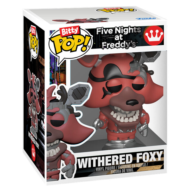Five Nights at Freddy's Pack de 2 Figuras Bitty POP! Vinyl Withered Foxy & Marionette 2 cm