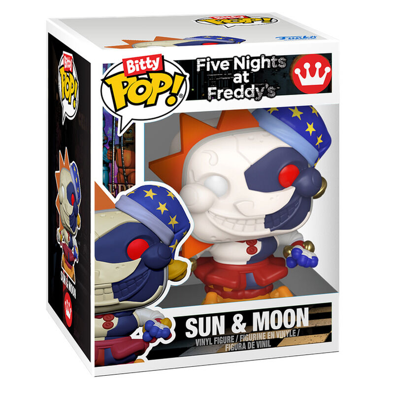 Five Nights at Freddy's Pack de 2 Figuras Bitty POP! Vinyl Withered Freddy & Sun & Moon 2 cm