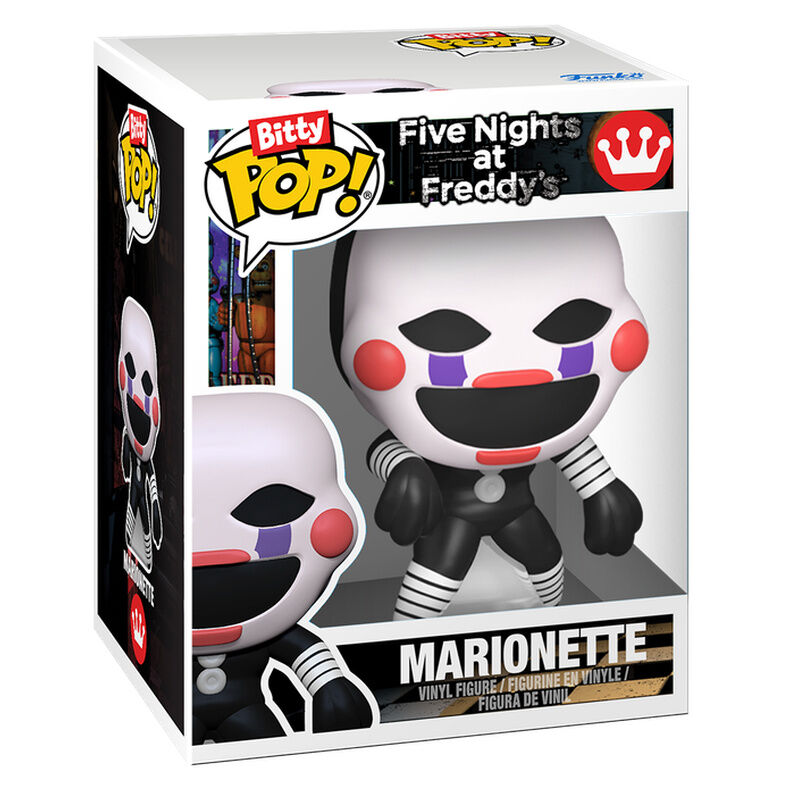 Five Nights at Freddy's Pack de 2 Figuras Bitty POP! Vinyl Withered Foxy & Marionette 2 cm