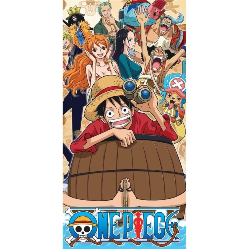 Toalla Multipersonajes One Piece Frikytopia