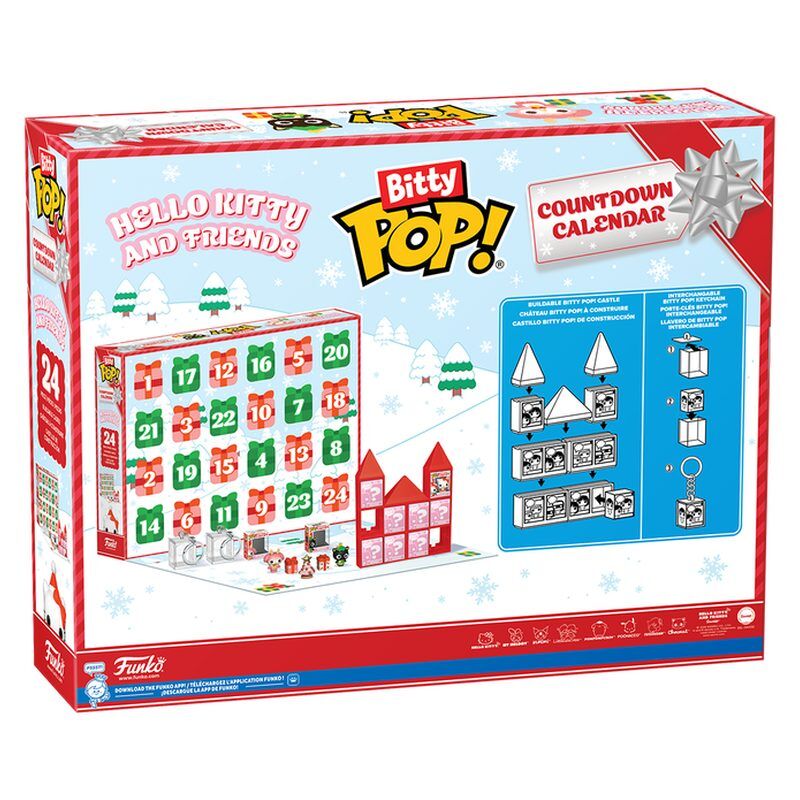 Hello Kitty Bitty POP! Calendario de adviento 24 Day Countdown