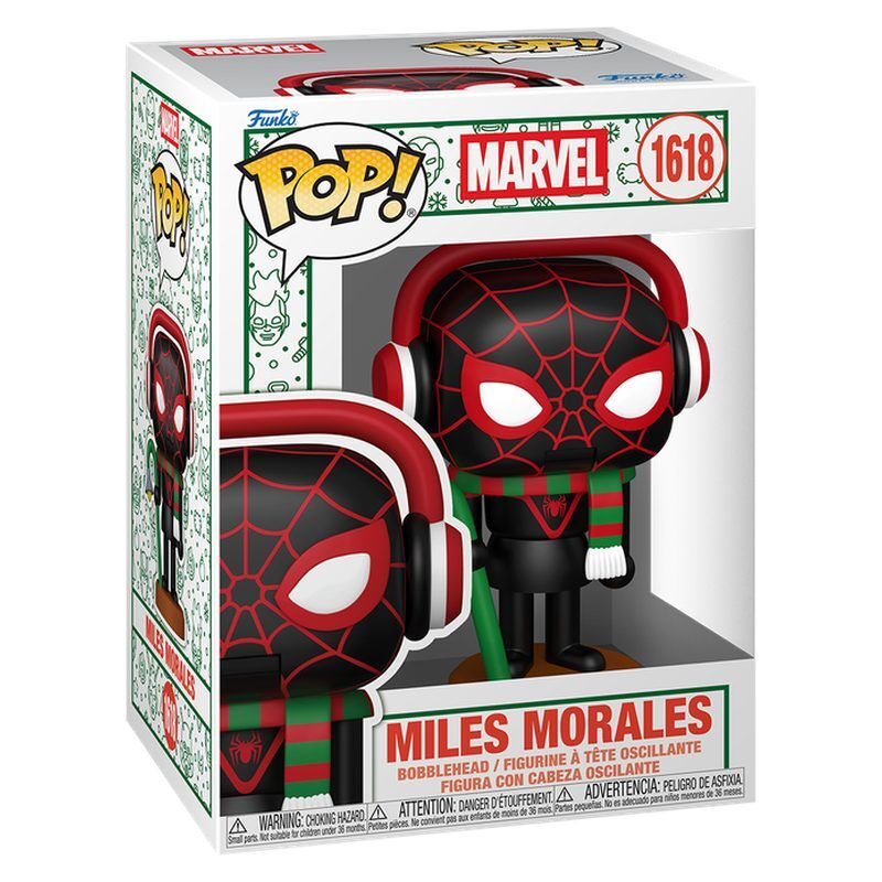 Marvel Figura POP! Vinyl : Holiday S6- Miles(NTKR) 9 cm