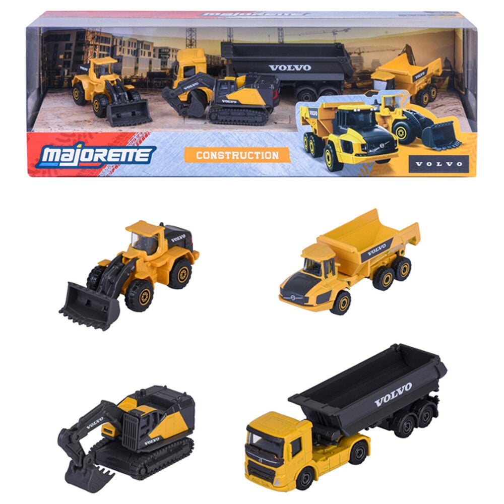 Set 5 vehiculos construccion Volvo