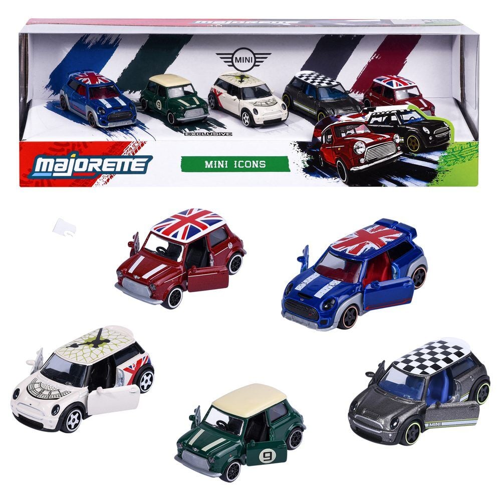 Set 5 coches Mini Frikytopia