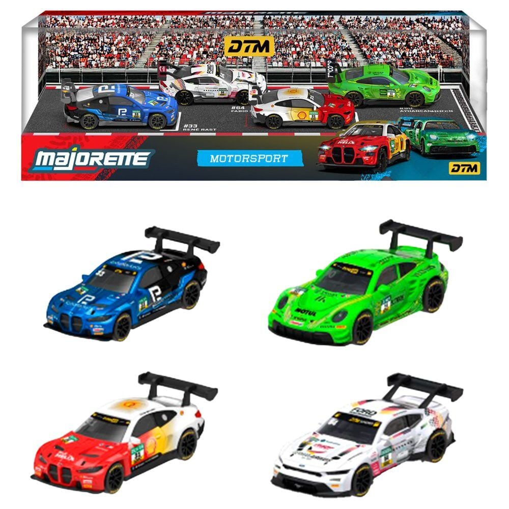 Set 4 coches Motorsport DTM Frikytopia