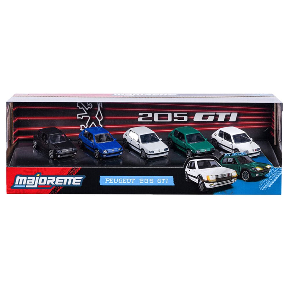 Set 5 coches Peugeot 205 GTI