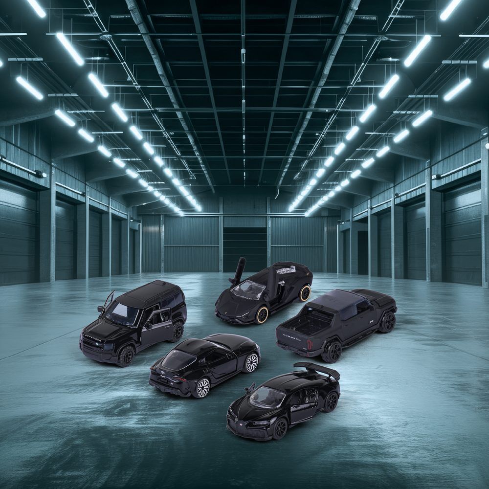 Set 5 coches Negros