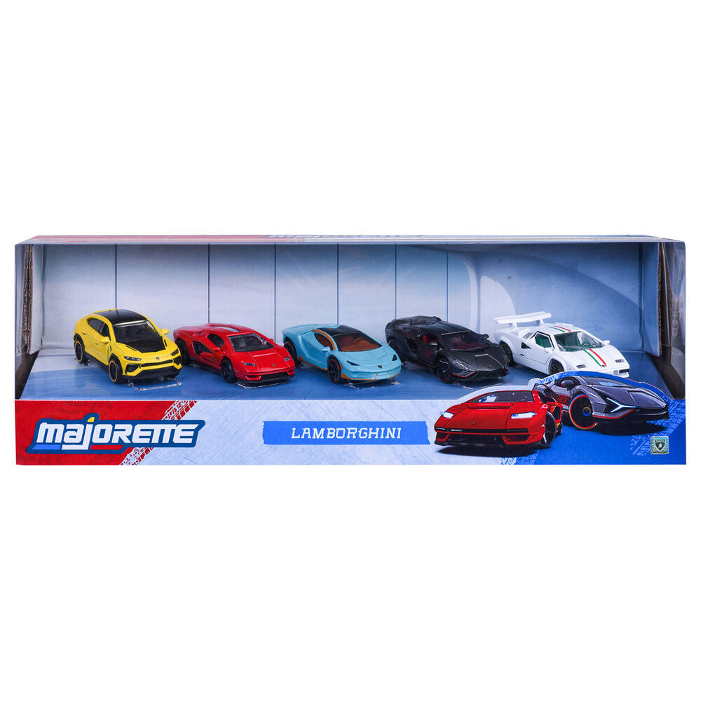Set 5 coches Lamborghini