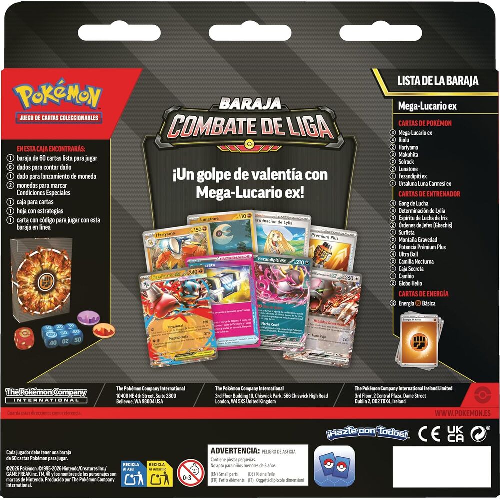 Pokemon tcg mayo 2026 mazo batalla español