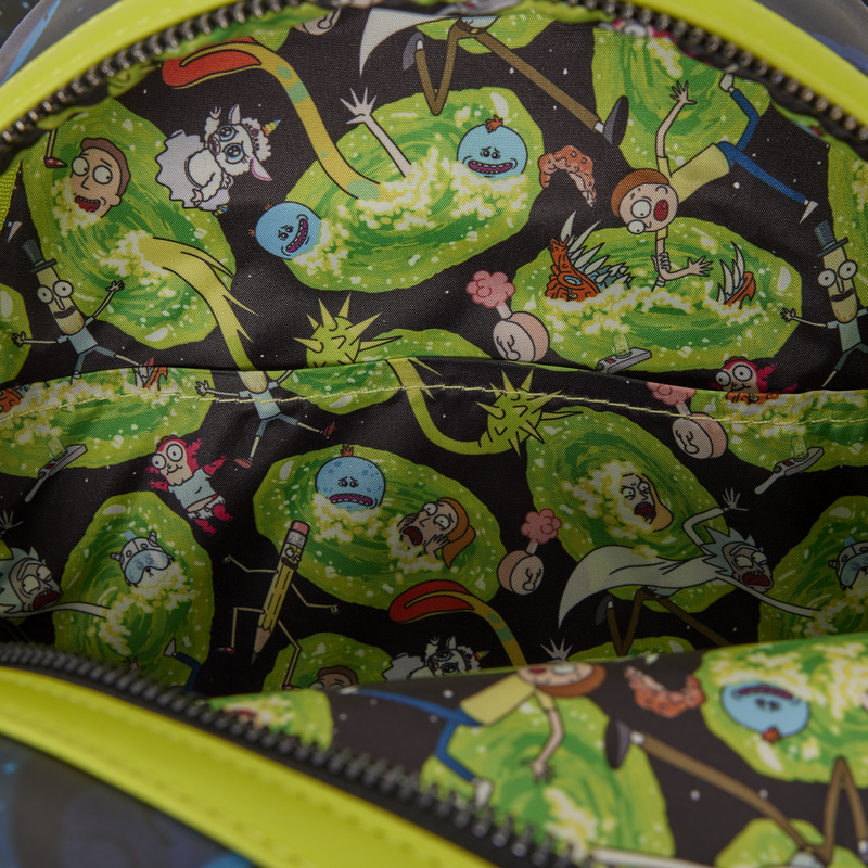 Mochila Cartoon Network Rick and Morty Space Cruiser Loungefly 26cm