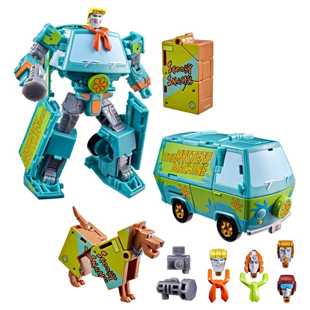 Transformers x Scooby-Doo Pack de 2 Figuras Mysterious Prime & Automutt 15 cm