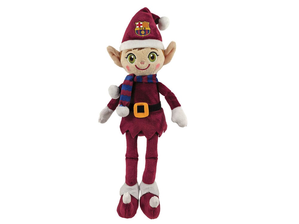 Peluche Elfo Navidad FC Barcelona 35cm Frikytopia