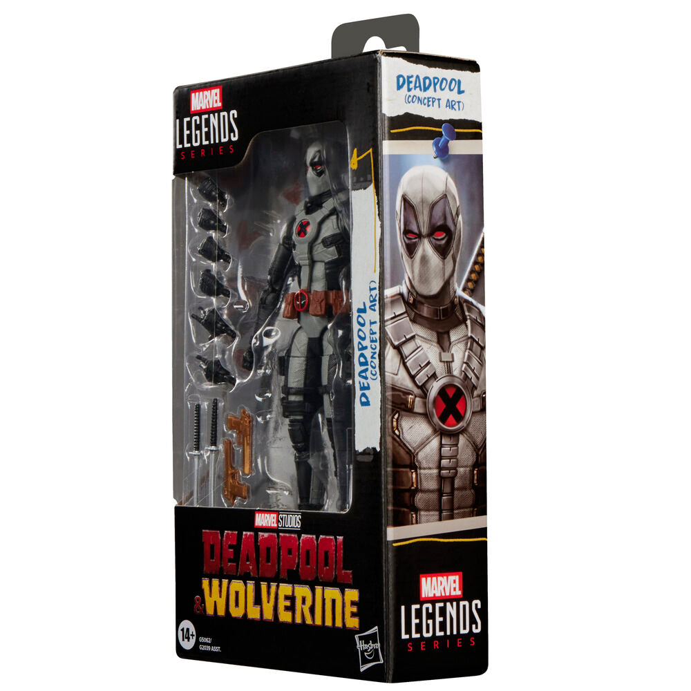 Deadpool & Wolverine Marvel Legends Figura Deadpool (Concept Art) 15 cm