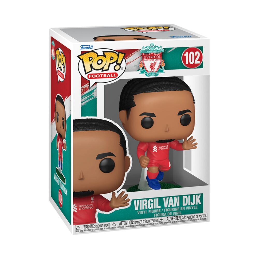 Liverpool FC Figura POP! Football Vinyl Virgil Van Dijk 9 cm