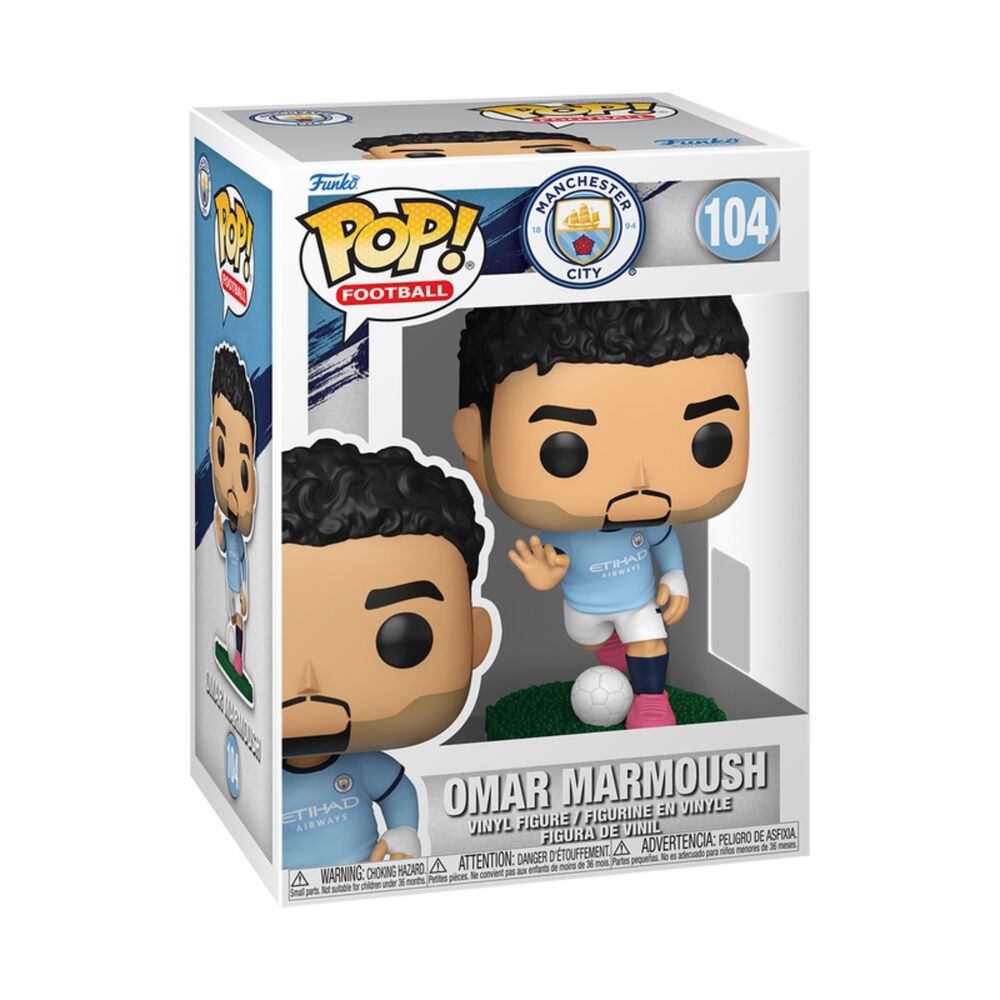 Manchester City F.C. Figura POP! Football Vinyl Omar Marmoush 9 cm