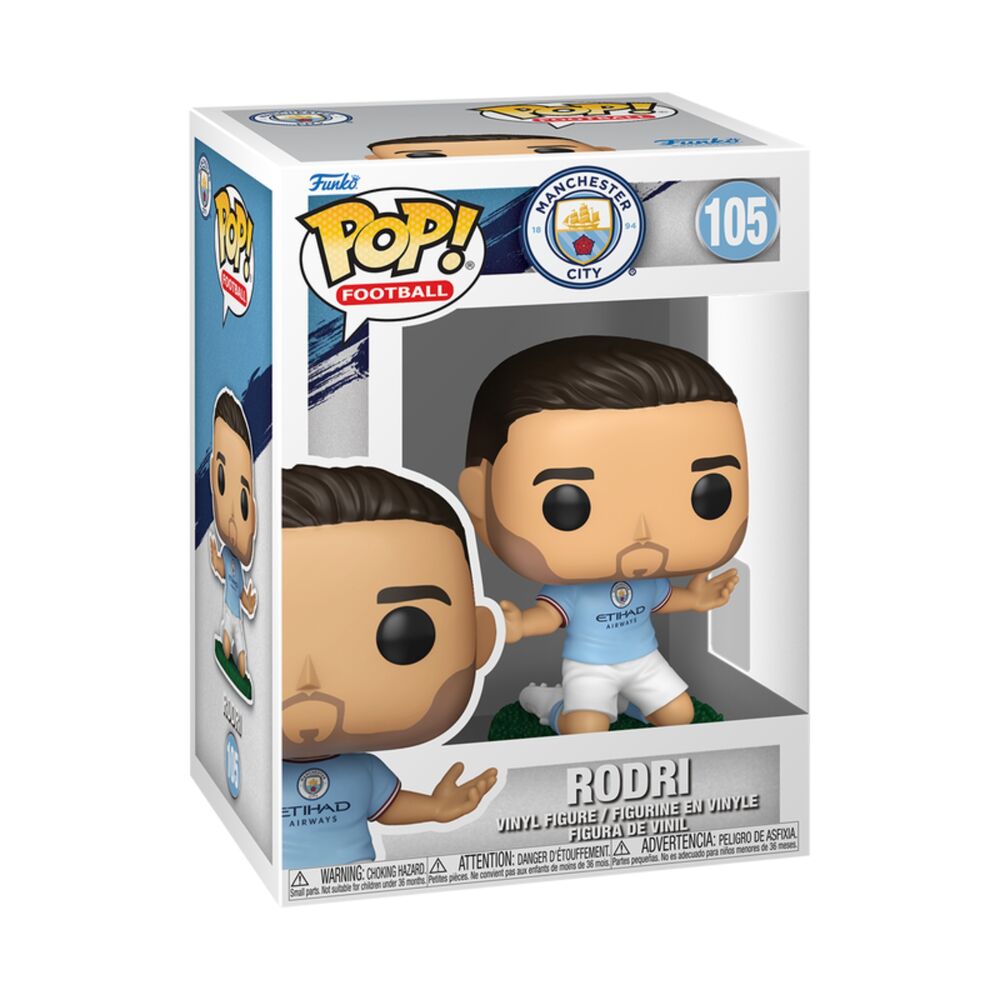 Manchester City F.C. Figura POP! Football Vinyl Rodri 9 cm