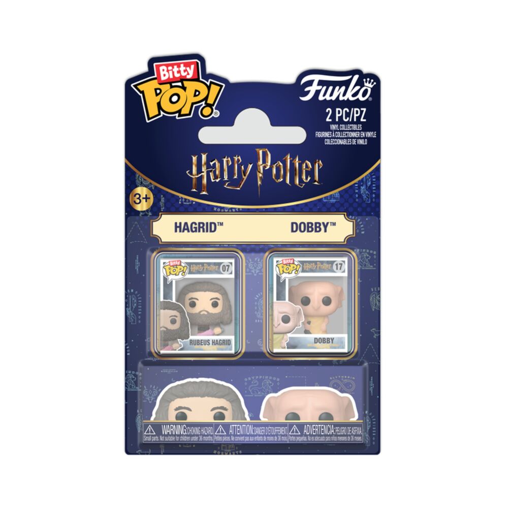 Harry Potter Pack de 2 Figuras Bitty POP! Vinyl Hagrid & Dobby 2 cm