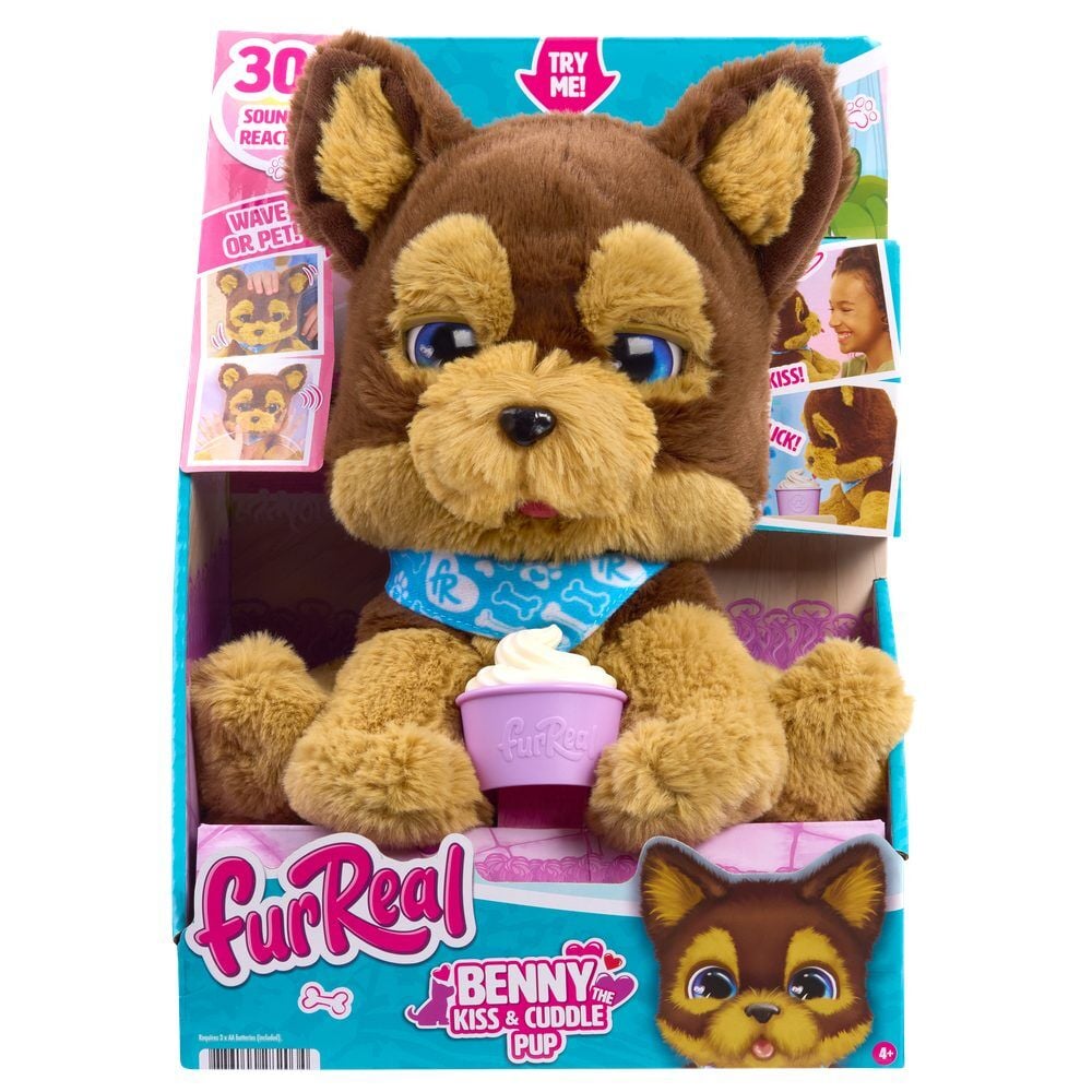 Peluche interactivo Benny the Kiss & Cuddle FurReal Frikytopia