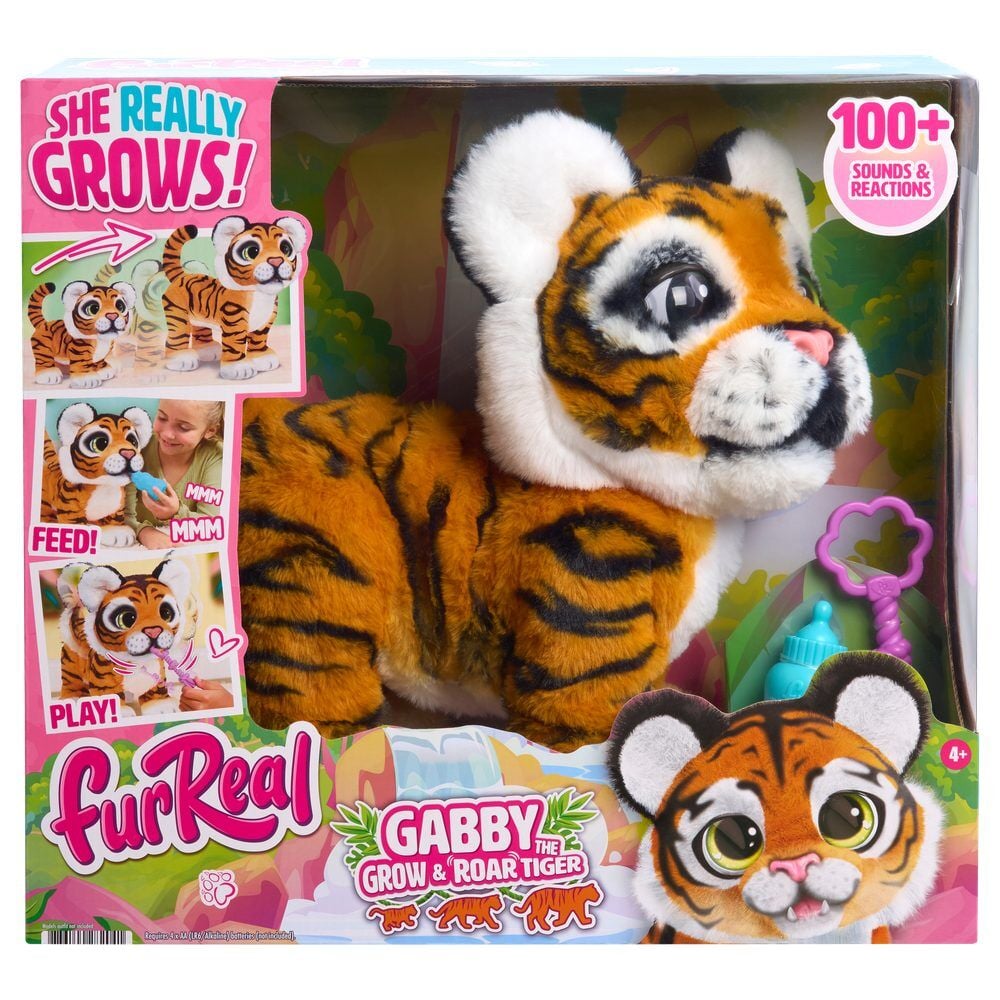 Peluche interactivo Gabby the Grow & Roar Tiger FurReal Frikytopia