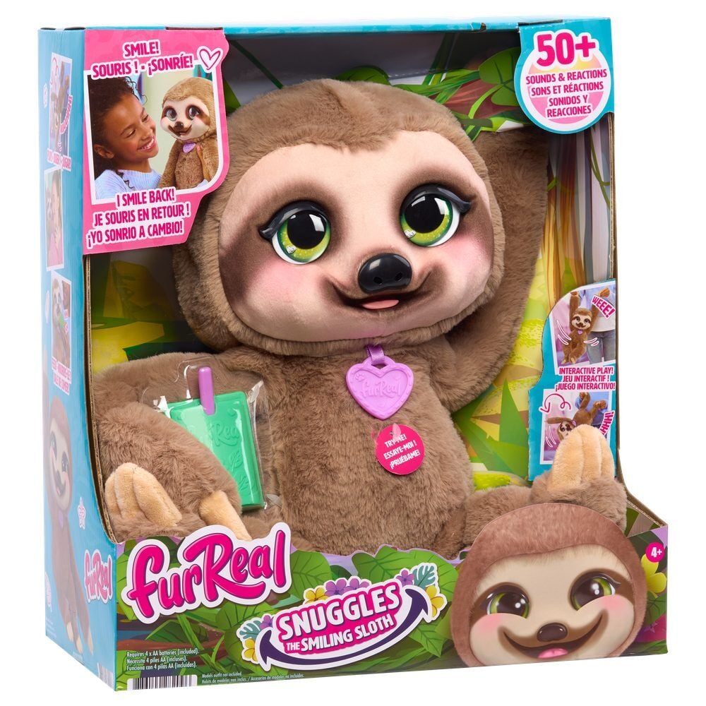 Peluche interactivo Snuggles the Smiling Sloth FurReal Frikytopia
