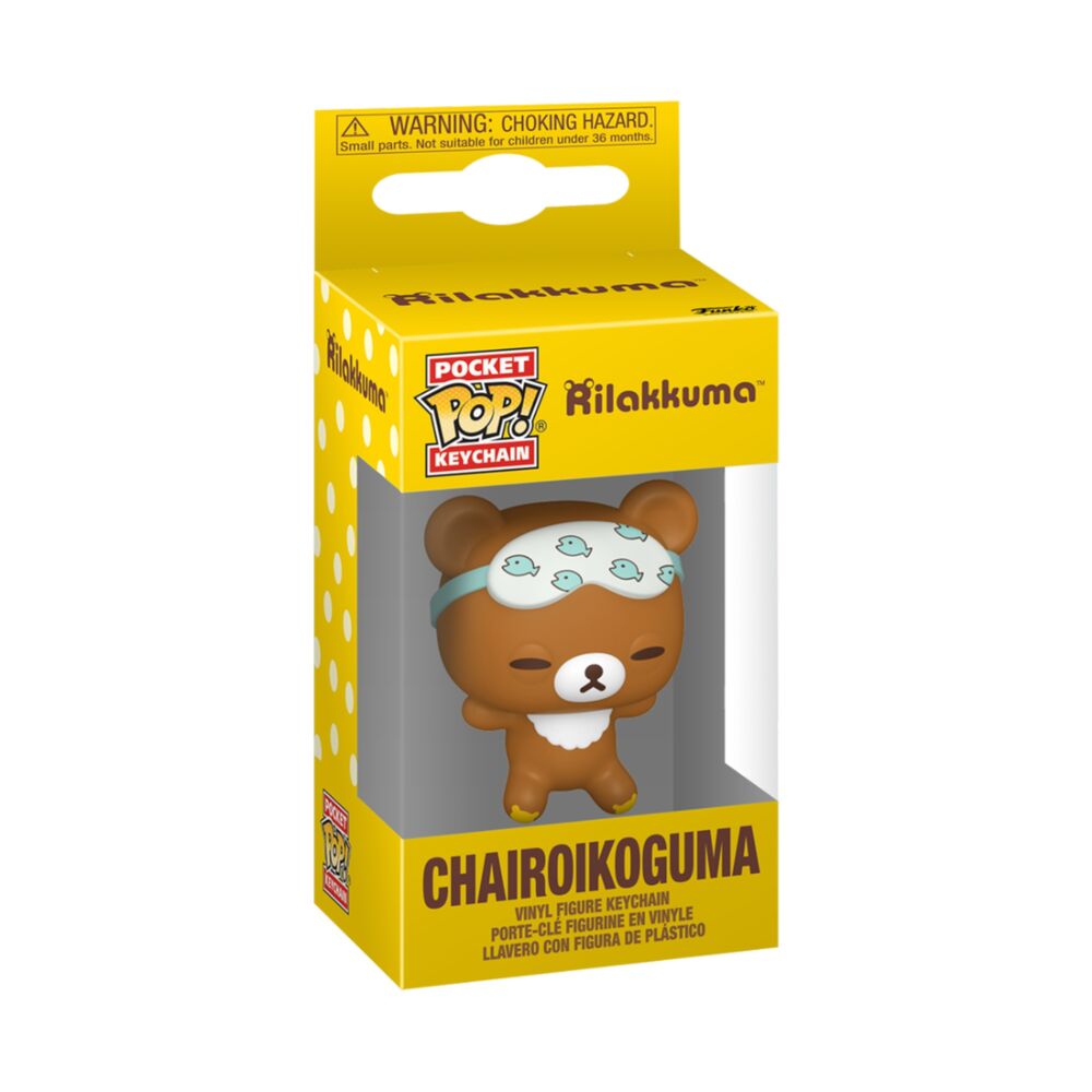 Llavero Pocket POP Keychain Rilakkuma Chairoikoguma