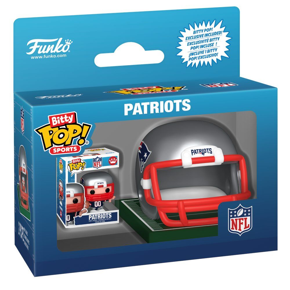 NFL Bitty POP! Helmets Vinyl Figures AFC Series 1 Surtido (12)