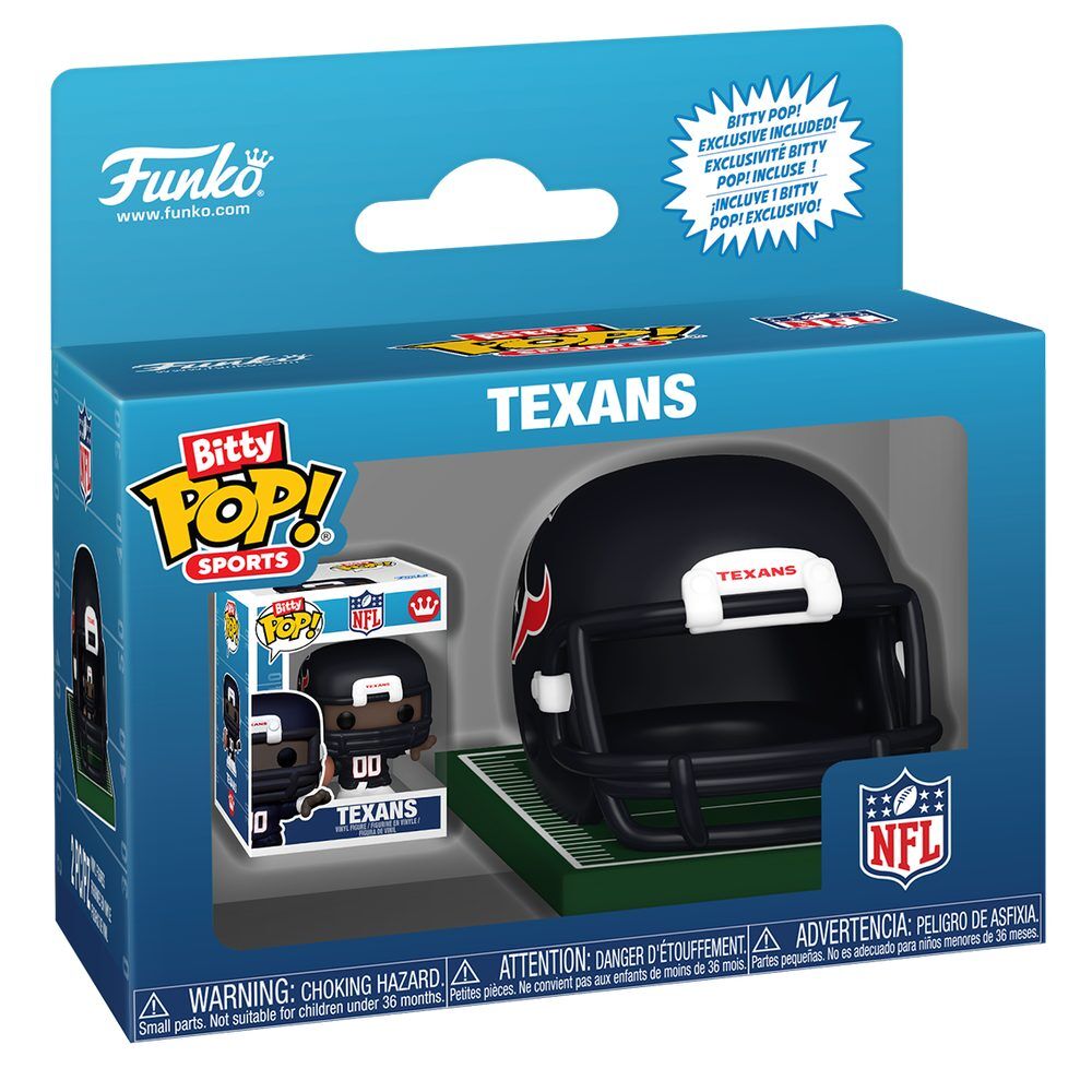 NFL Bitty POP! Helmets Vinyl Figures AFC Series 1 Surtido (12)