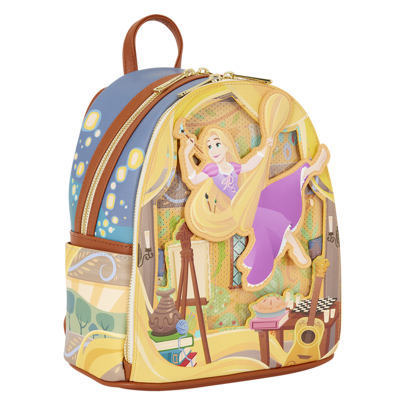 Enredados by Loungefly Mochila Mini Rapunzel Painting