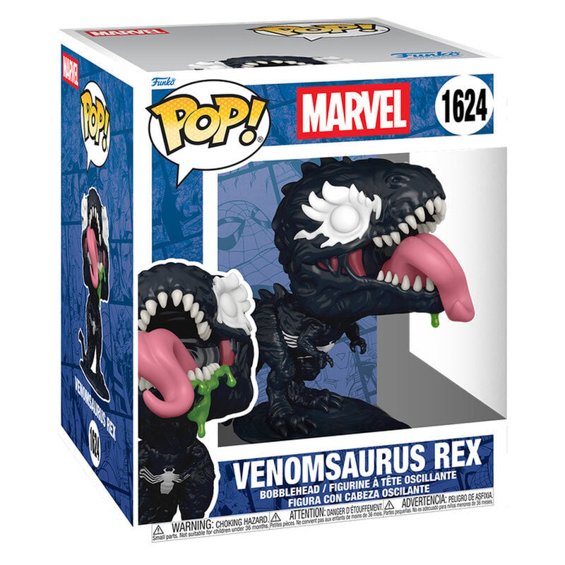 Marvel Super Sized POP! Figura Vinyl Venomized T-Rex 15 cm