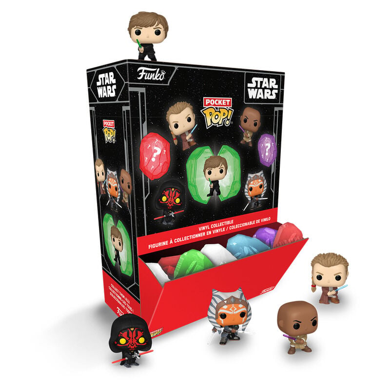 Star Wars Figuras Mystery Pocket POP! Vinyl Kyber Crystals 4 cm Expositor (12)