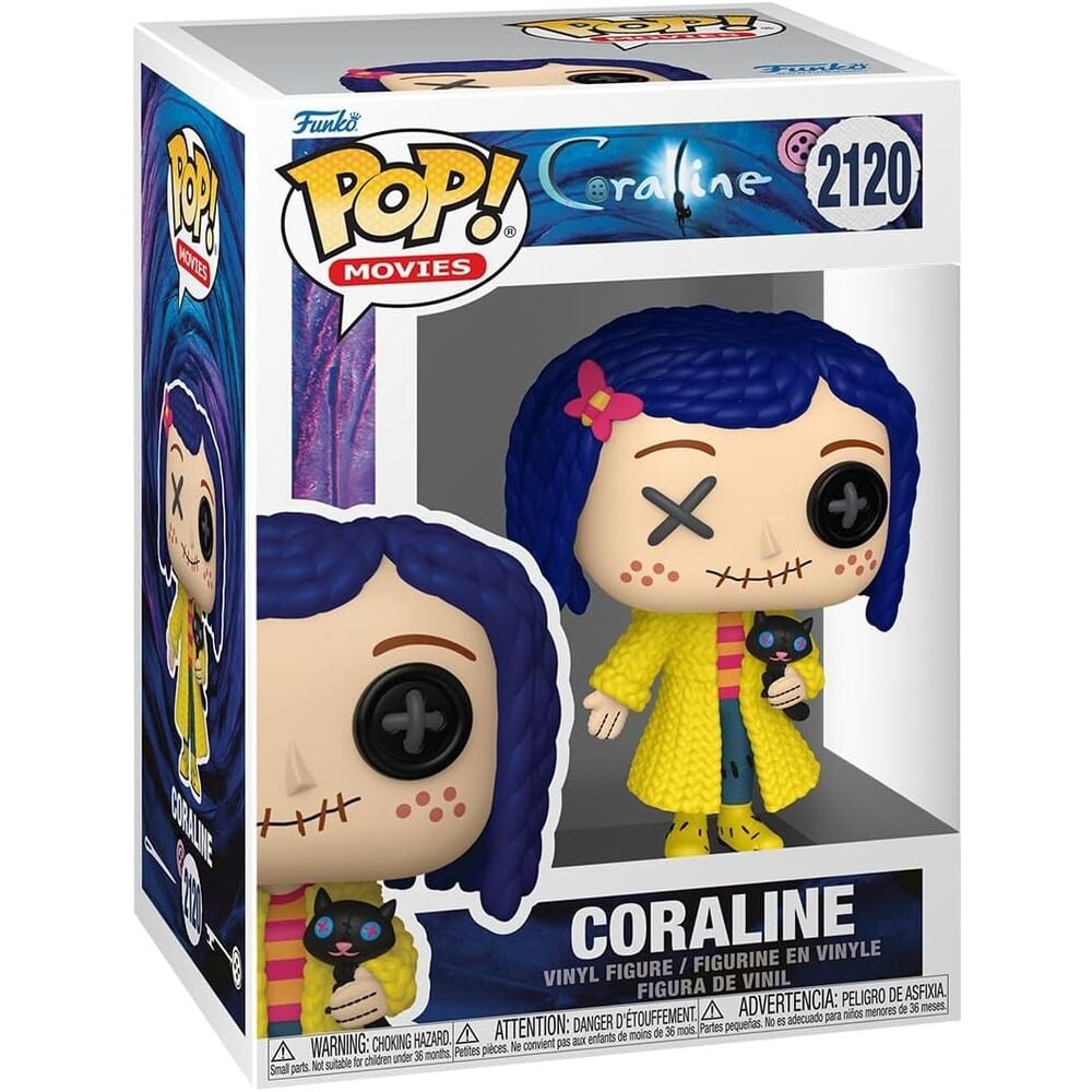 Coraline Figura POP! Movies Vinyl Coraline (Patchwork) 9 cm